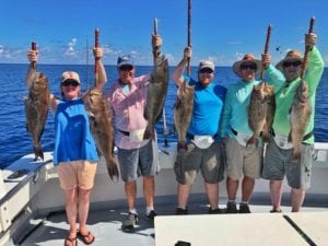 charter fishing in Destin, FL for grouper