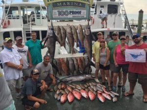 Overnight charter fishing trip out of Destin, FL