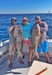Big gag groupers with Hardy Jackson, Captain Pat Ivie and Robert Michelson